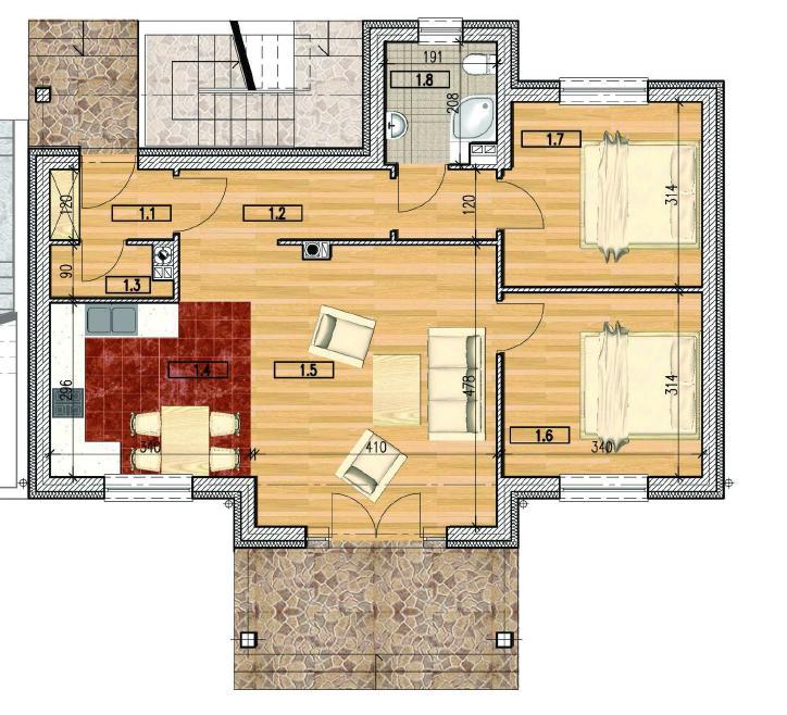 Apartment Rodzinny Apartament Pod Sniezka 2 *
